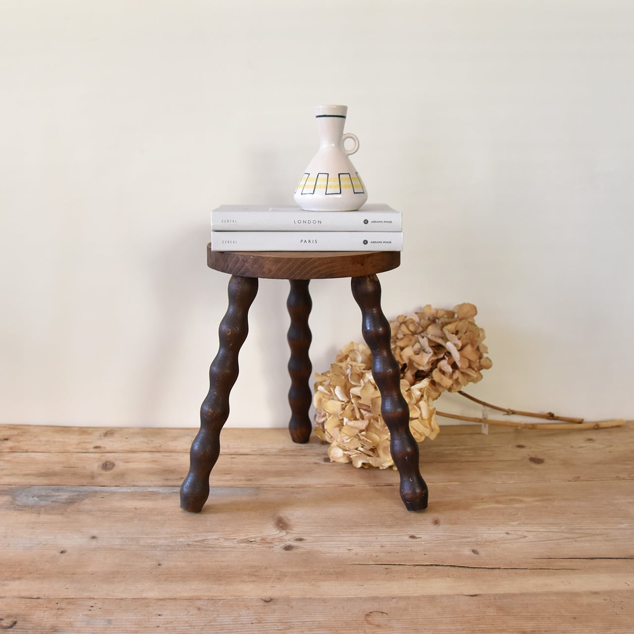 French Stool (3legs) / フレンチ スツール (ミルクスツール) / 2206H