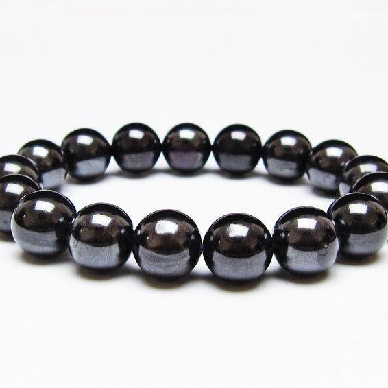 スギライト ブレスレット 12mm ブラックスギライト ブレスレット ブレス 一点物 メール便可 [M便 1/10] 111-47239