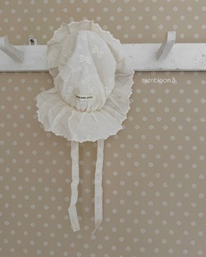 送料無料【予約】mienbloomB/Baby Star Lace Hat