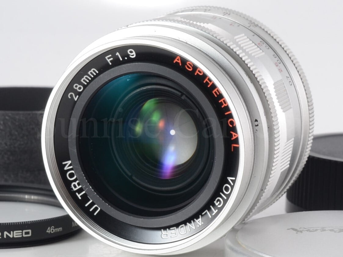 Voigtländer Ultron 28mm F1.9 レンズ Voigtlander ULTRON 28mm F1.9 Aspherical シルバー MLリング付