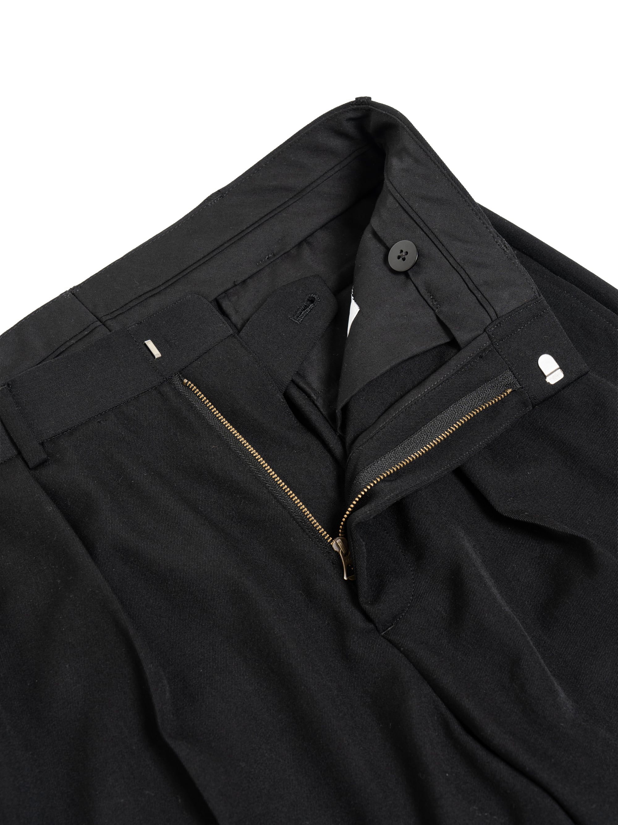 KAJA TWO TUCKS WIDE TROUSERS 3 黒 KAJA TWO TUCKS WIDE TROUSERS | KAJA
