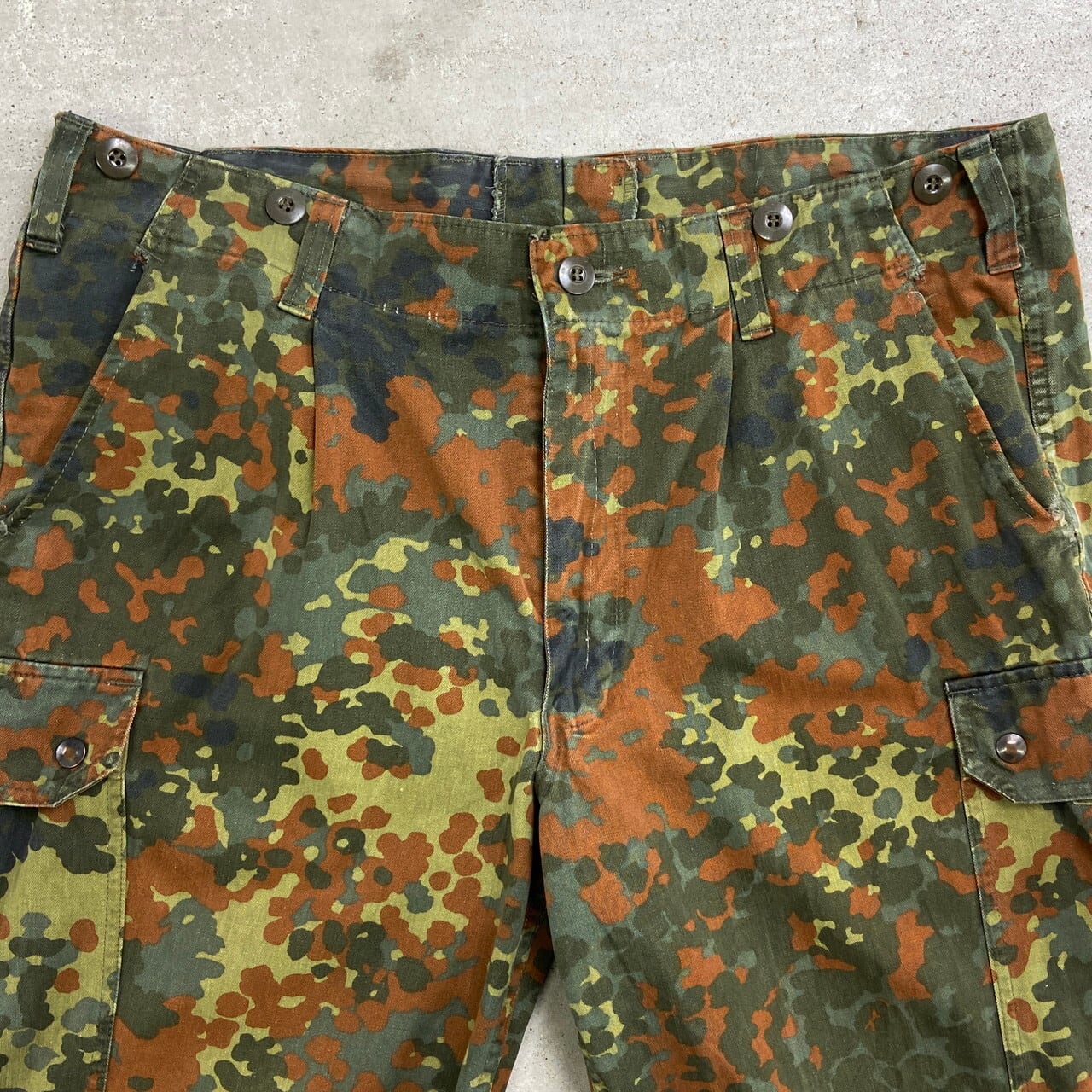 90年代 ドイツ軍 フレクターカモ カーゴパンツ メンズW38相当 古着 90s