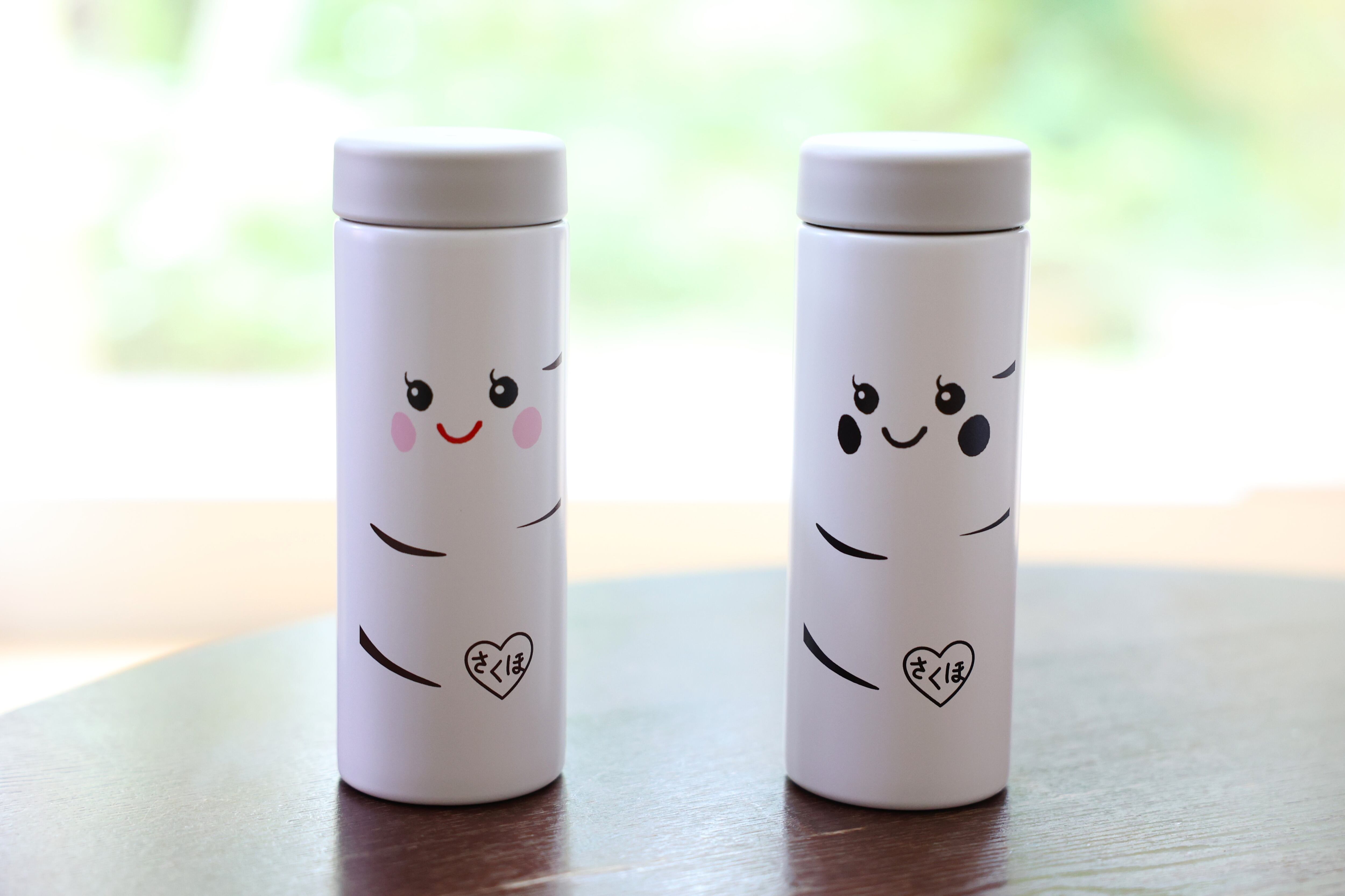 しらかばちゃんサーモステンレスマグボトル500ml（モノトーン・名入れ