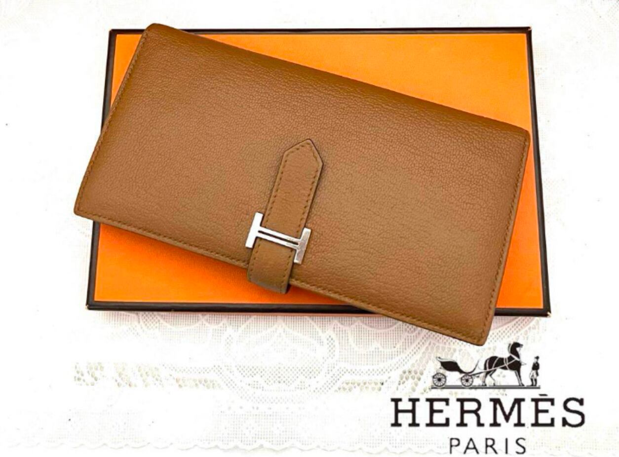 エルメス スフレ べアン 長財布 ブラウン 226 楽天市場】エルメス 長