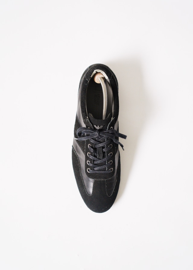 00's ARMANI JEANS leather suède sneaker