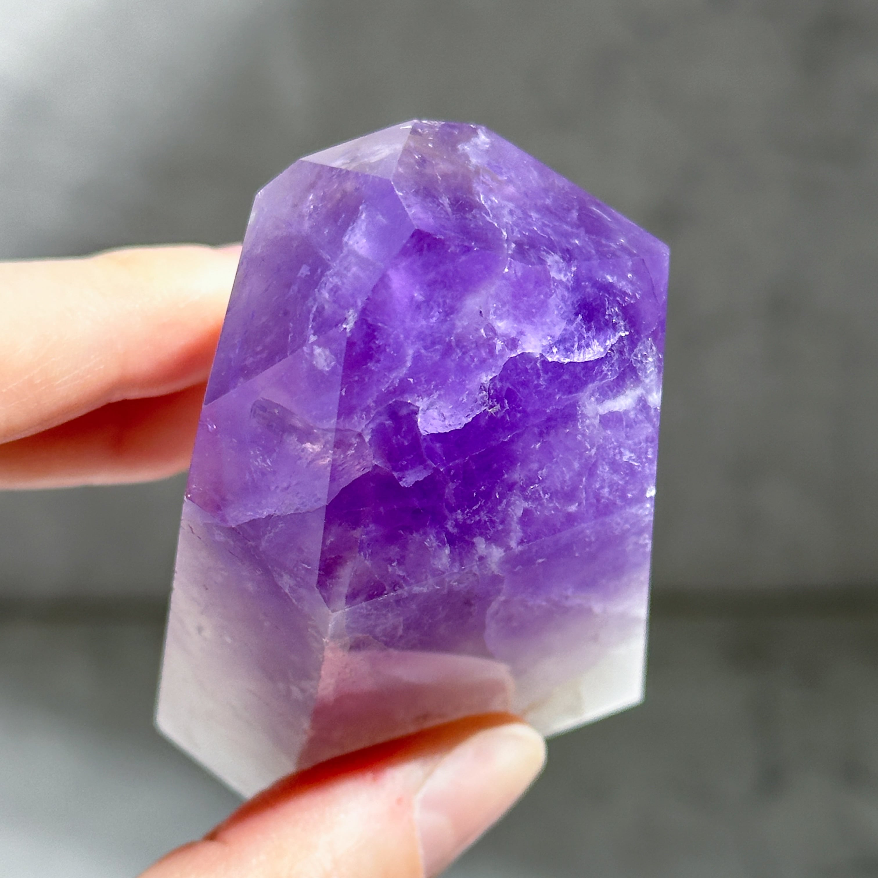 虹◎ブラジル産アメジスト タワー43◇ Amethyst ◇天然石・鉱物