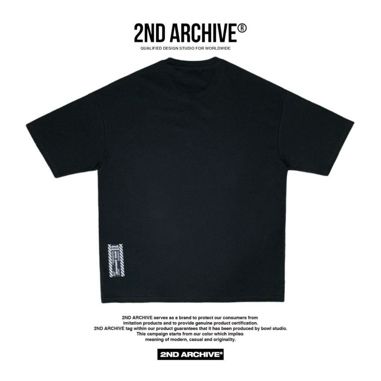 2ND006 2NDARCHIVE Tシャツ 韓国ファッション オーバーサイズ ユニセックス