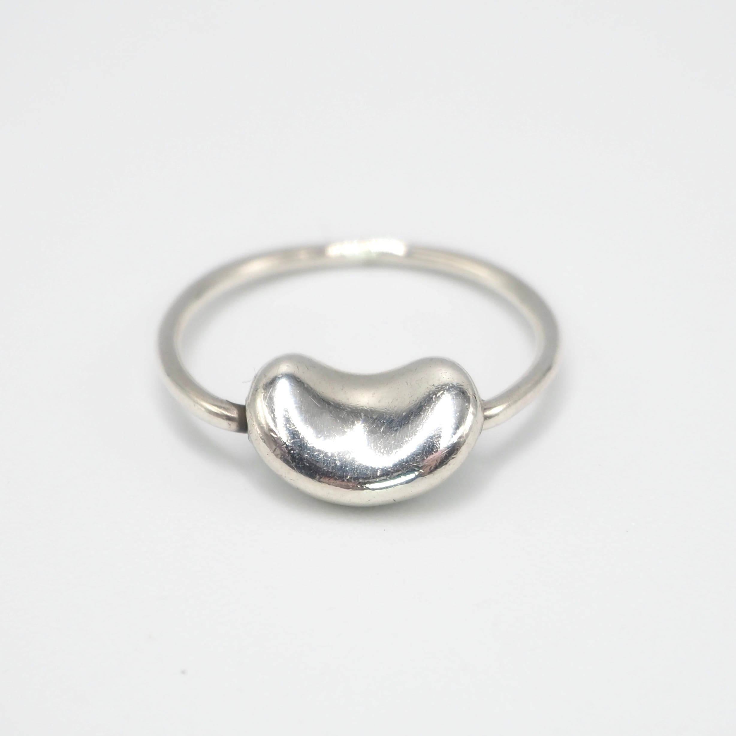 Tiffany&Co. 約8号 エルサペレッティ ビーンリング シルバー925 ティファニー