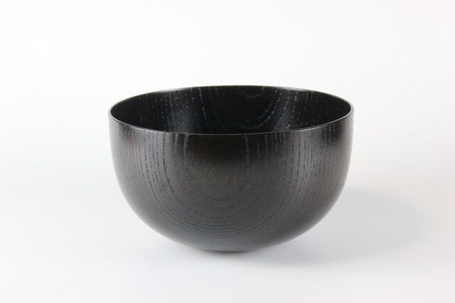 つらいちボウル 黒摺 M | うるしの器あさだ