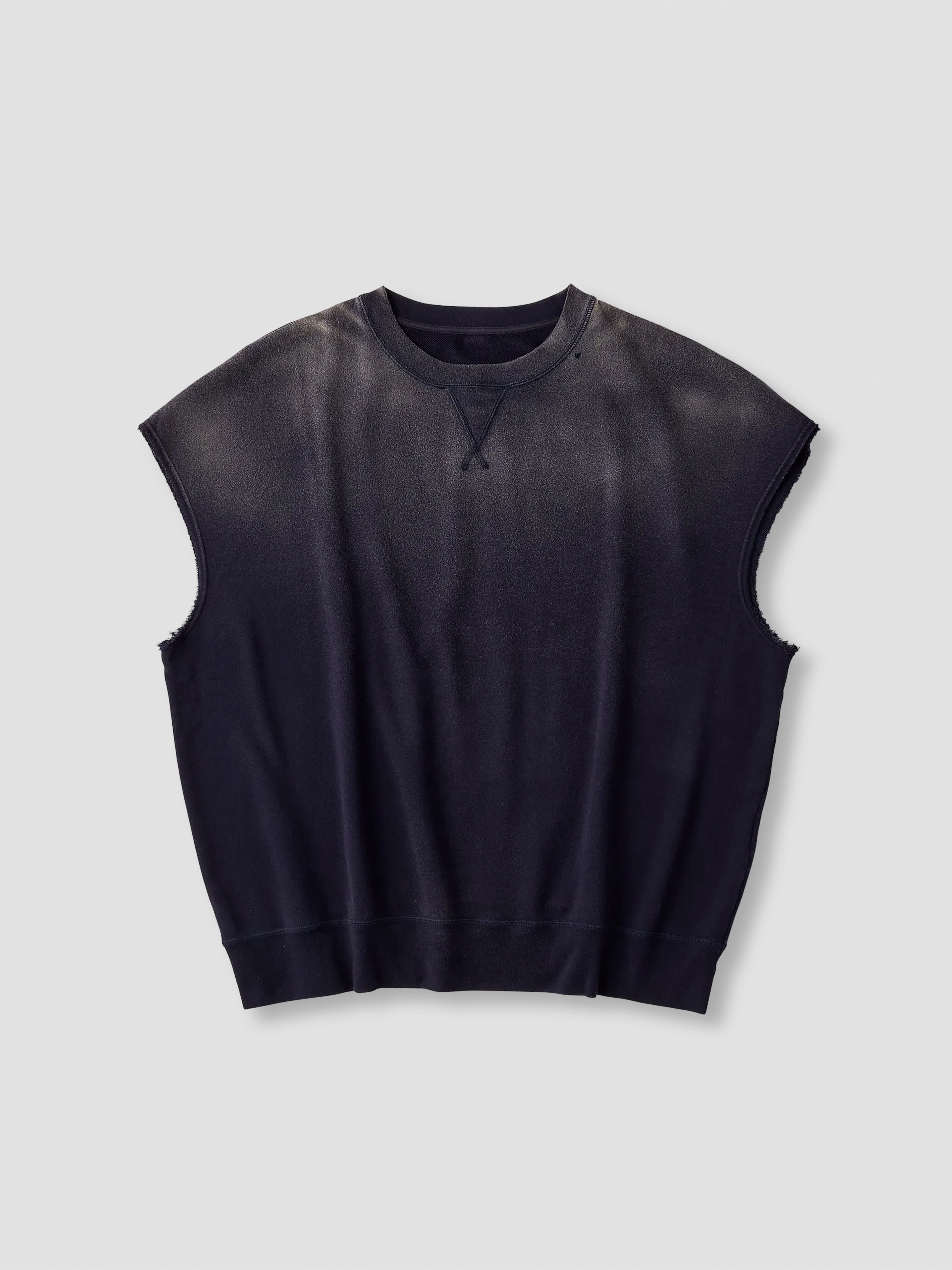 PORTER CLASSIC H/W OHARIKO GRAFFITI PEACE COTTON KATSU VEST NAVY