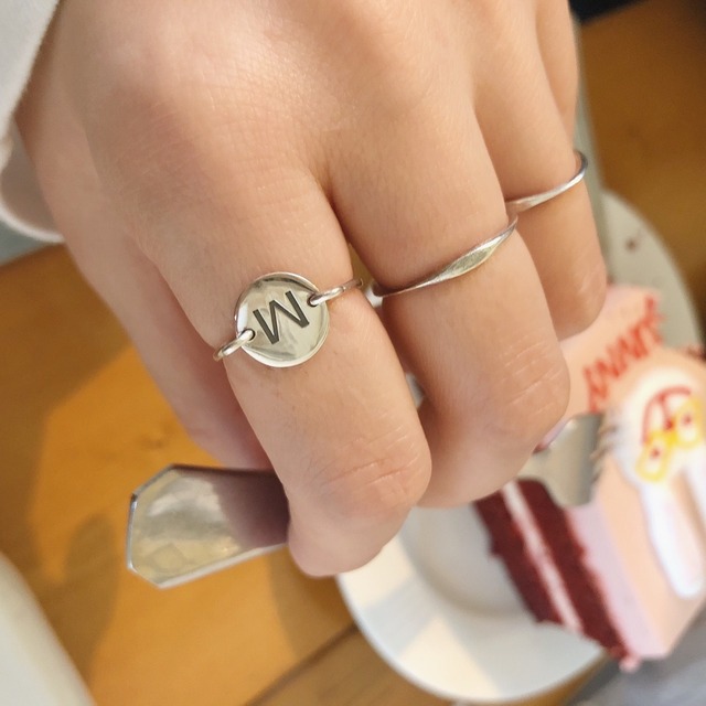 silver925 favorite word ring