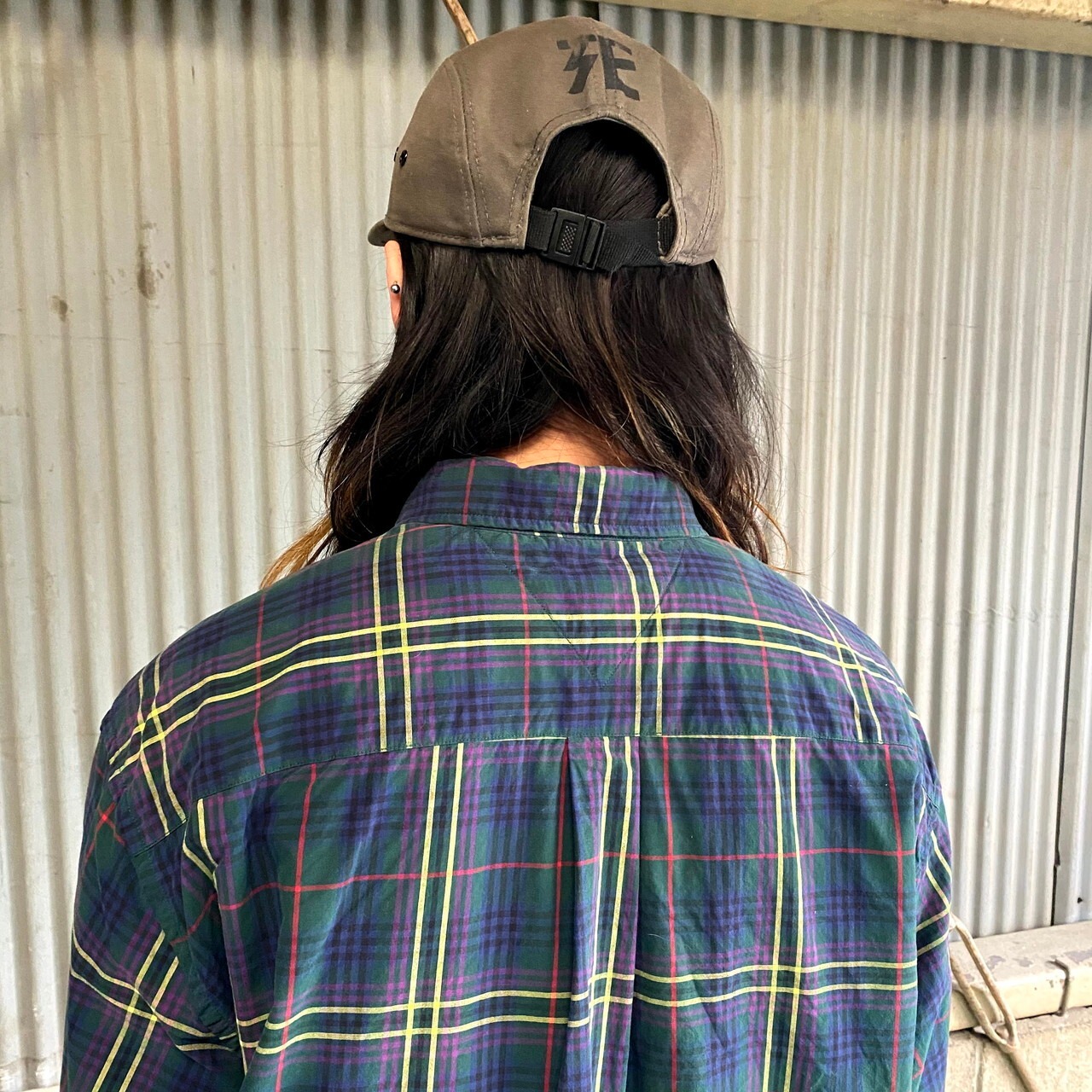 TOMMY HILFIGER トミーヒルフィガー チェック柄 長袖シャツ ボタン 