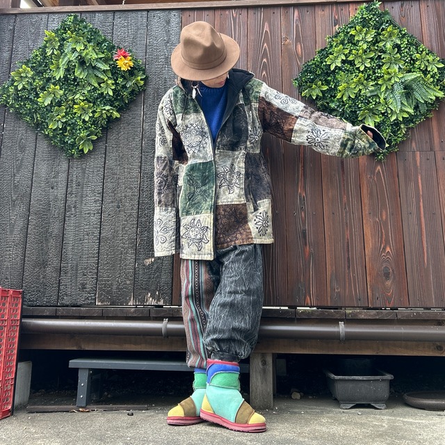 エスニックあったかアウターL-XL