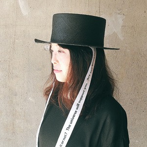 Bao Black Canotier Hat  バオ キャノチエハット 黒　　帽子