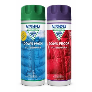 【努力特価】ニクワックス NIKWAX ダウンウォッシュ 300ml×2 - ギア・寝袋用、洗浄＆撥水剤、防水加工、ツインパック