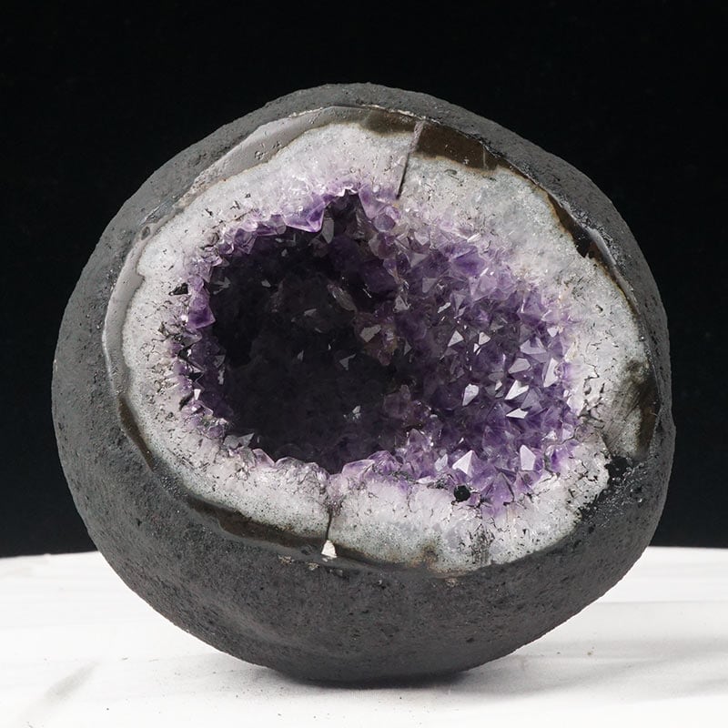 1.8Kg アメジストドーム ウルグアイ産 アメジスト サークルジオード 原石 amethyst 一点物 174-1986