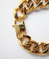 ワイドチェーンショートネックレスM/020225