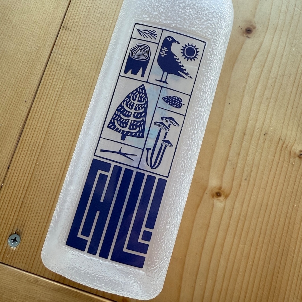 メモリ付き登山用ウォータボトル485ml