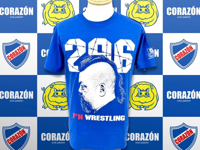 296F'n WrestlingTシャツ(ブルー)