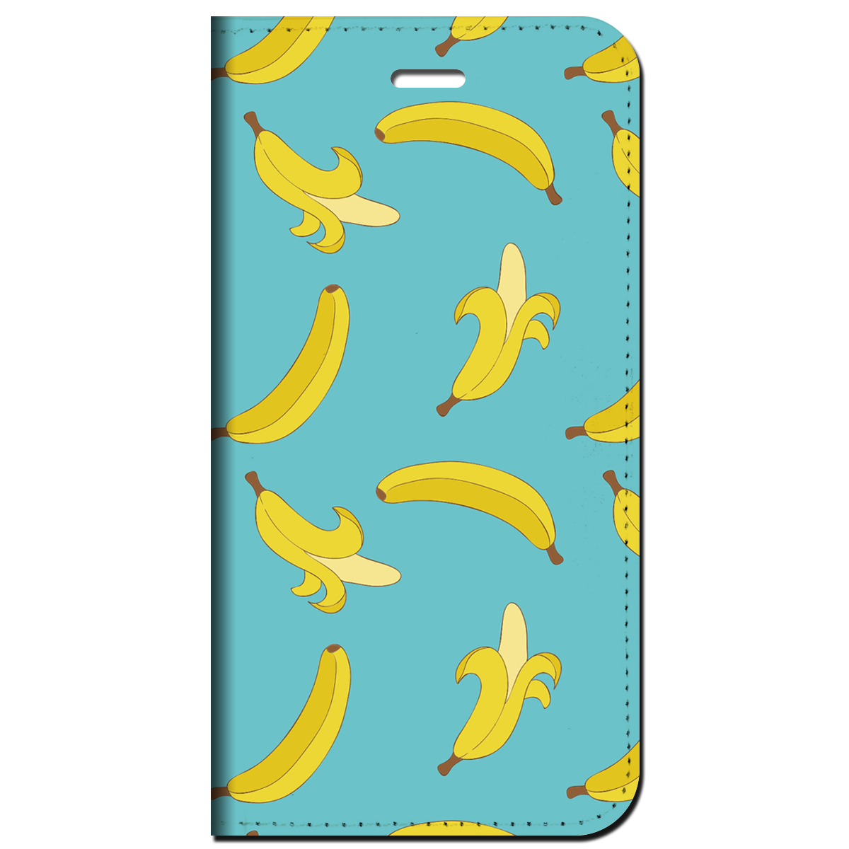 iPhone対応 スマホ 手帳型ケース バナナ ポップ フルーツ デザート 【iPhone17 / iPhone16 / iPhone16e / iPhoneSE 他 iPhone各機種対応】 st48