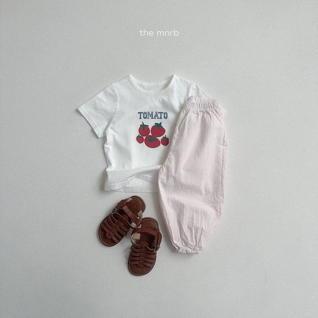 予約 minirobe / Tomato short sleeve t-shirt
