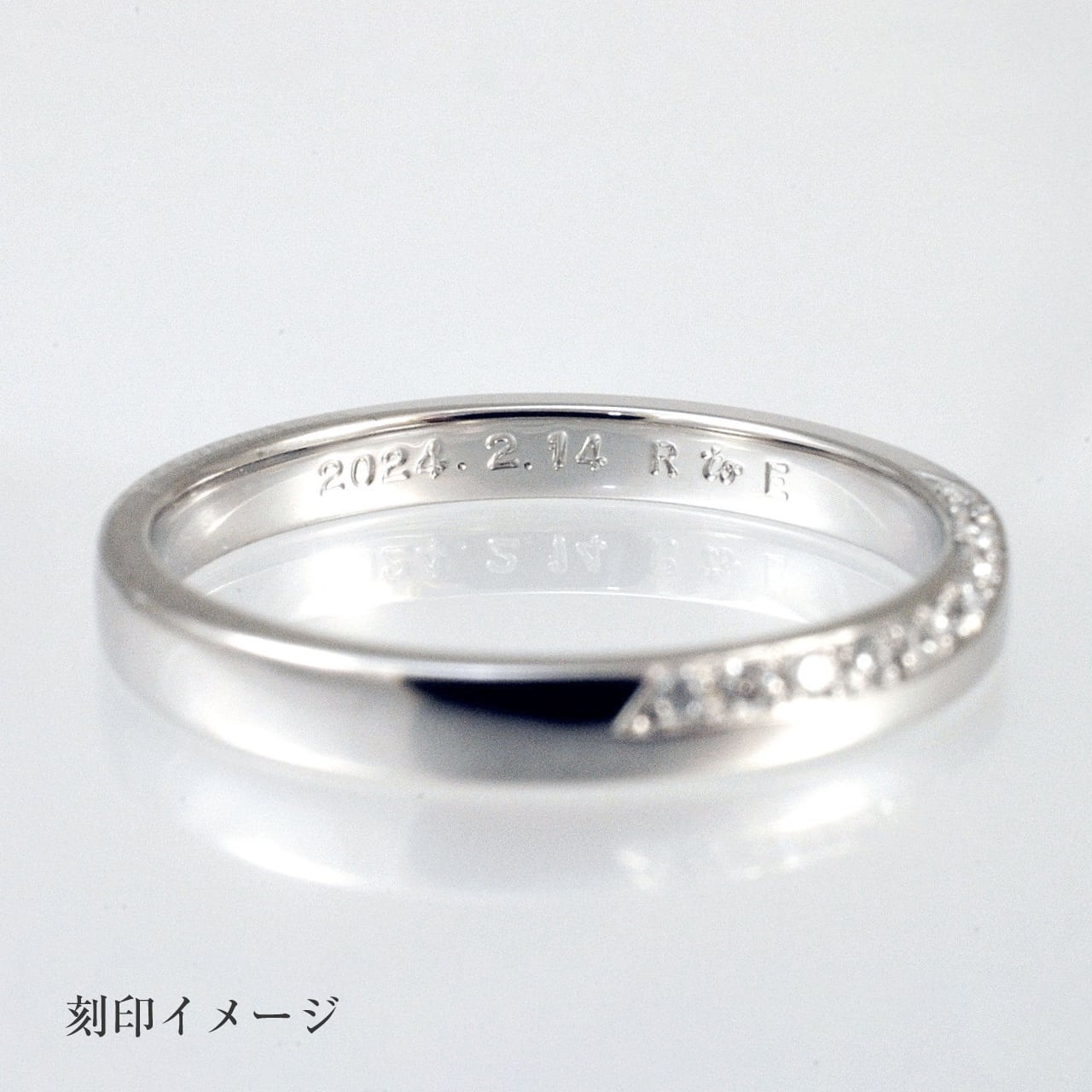 Pt リングSUEHIRO(末広)【受注製作商品】 | 天神宝飾