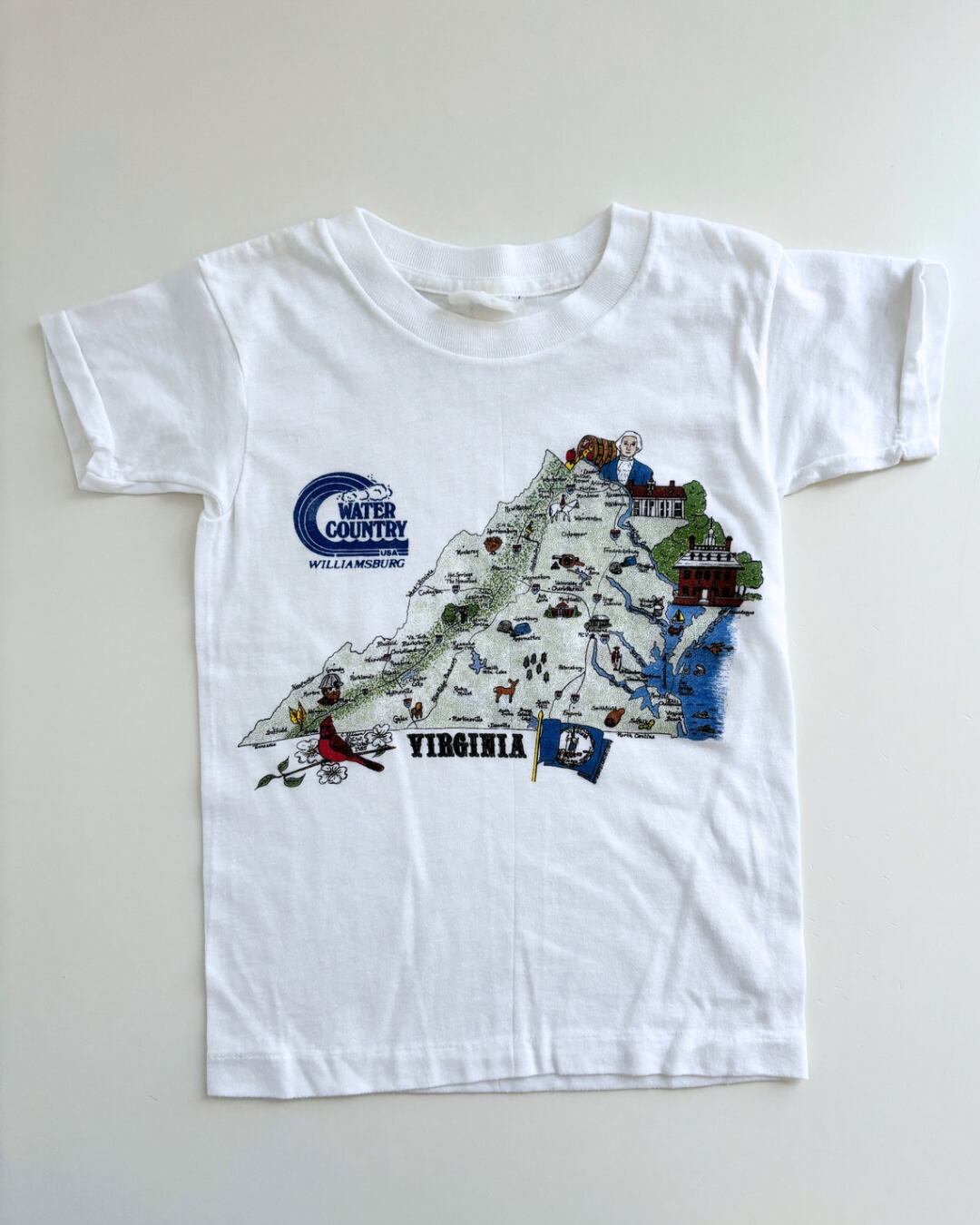 【3-4T相当・vintage】VIRGINIA tee