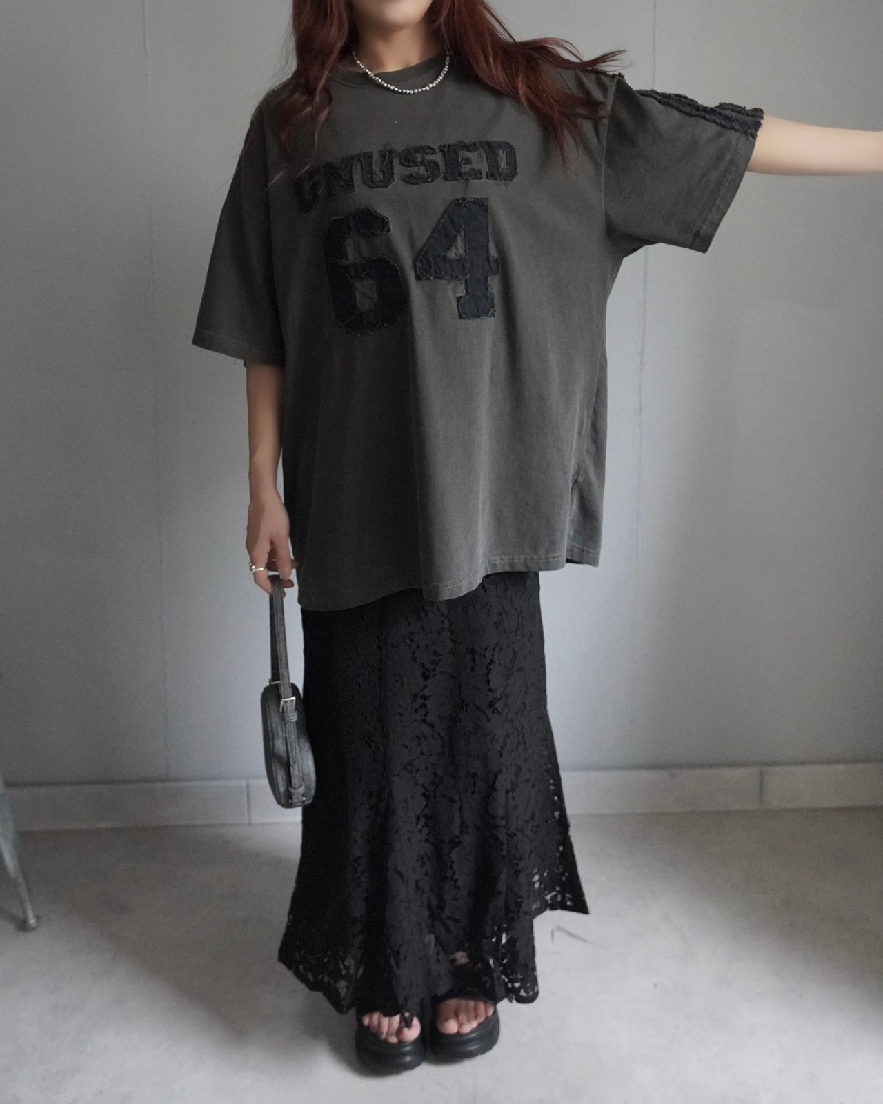 【unused.lab】Sideline denim patch CS/Navy