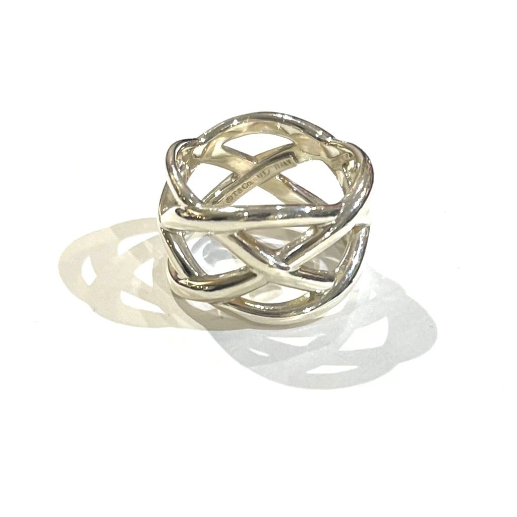 TIFFANY&CO】2192 名品ケルティック 編み込みデザイン シルバーリング