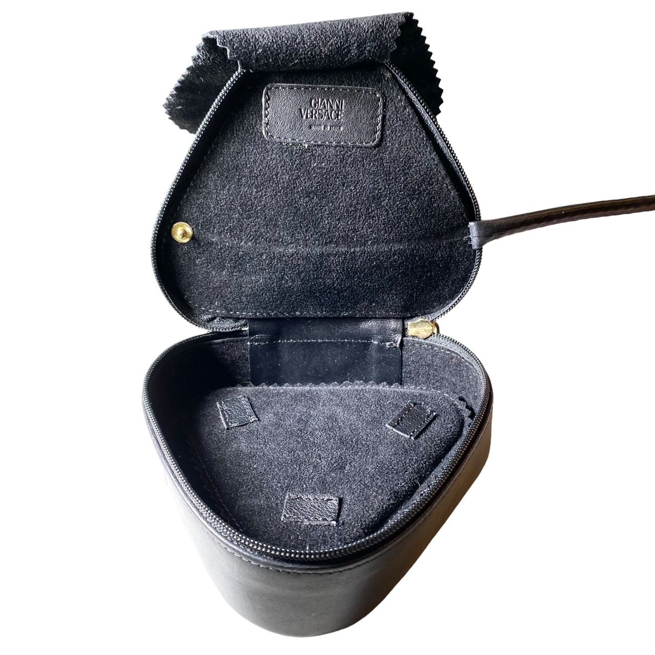 vintage GIANNI VERSACE leather jewelry case