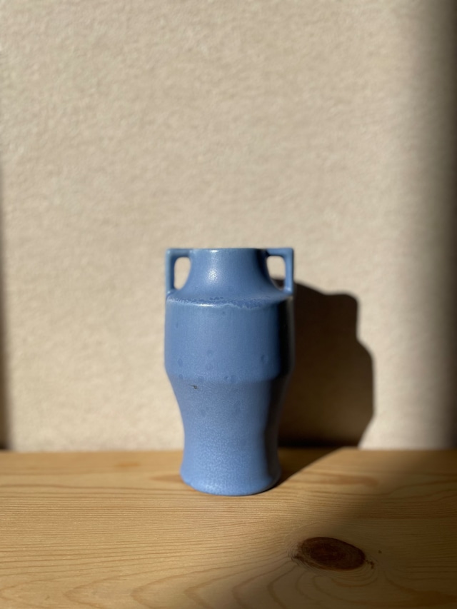 Vintage Zenith Blue Pottery Vase/ ヴィンテージ 陶器 花瓶