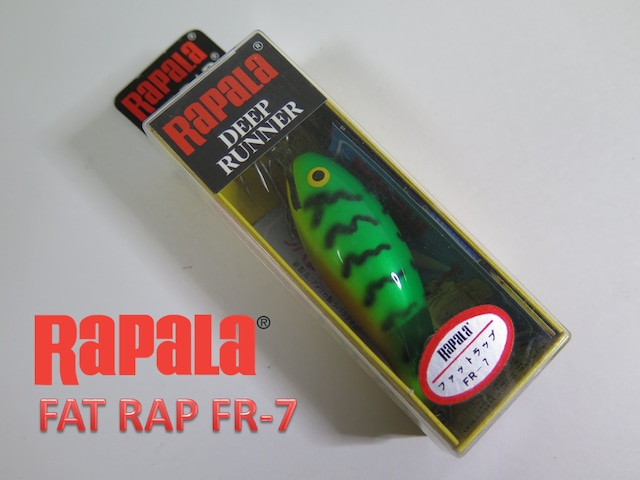 Rapala FAT RAP FR-7 ラパラ　ファットラップ  Fire Tiger  F-L80-01