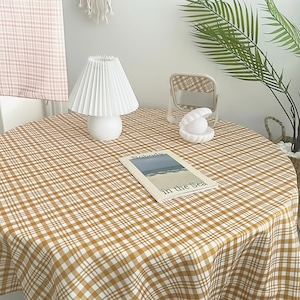 retro check tablecloth 100*150 3colors / 韓国 チェック テーブルクロス