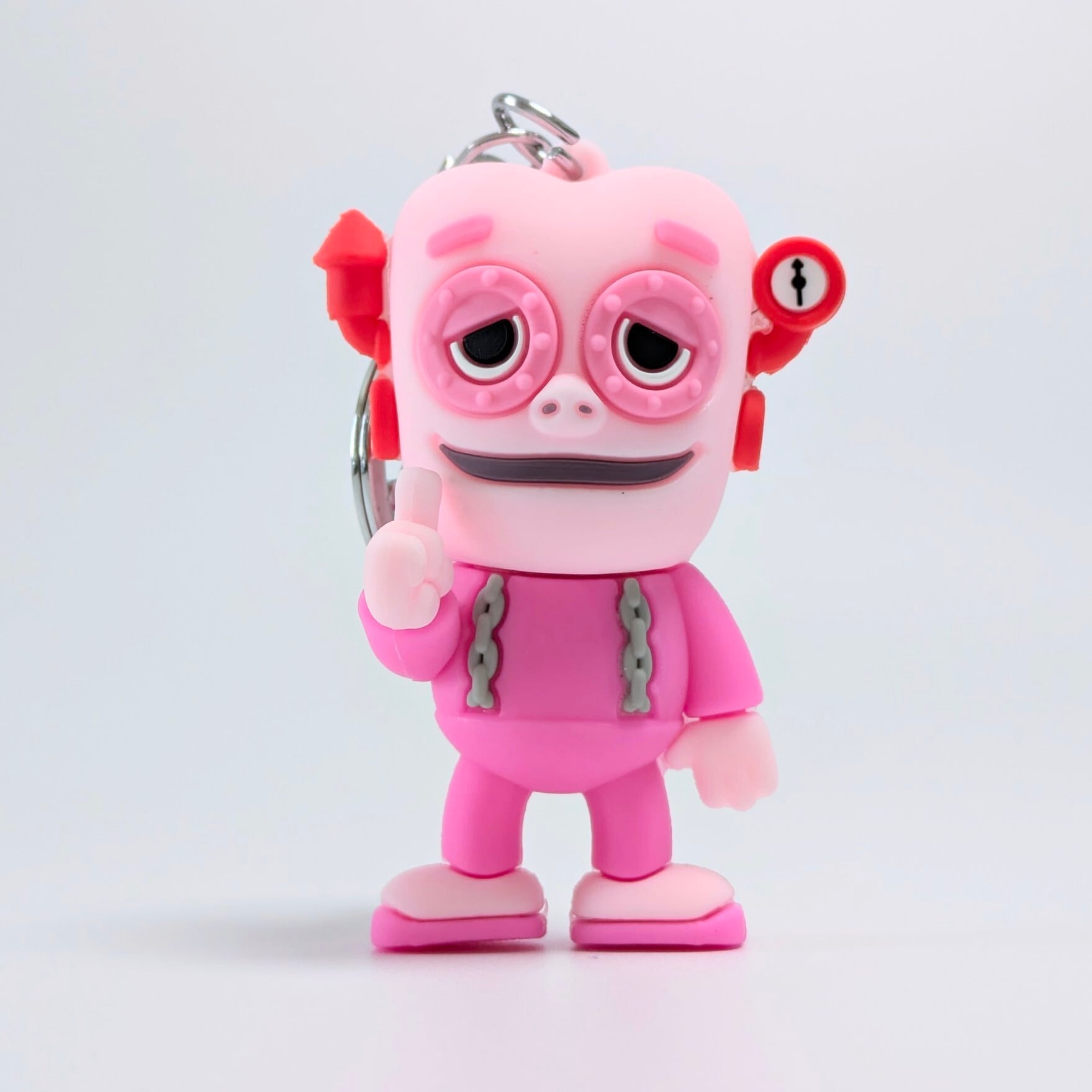 【 Franken Berry （フランケンベリー）】 3D Rubber KeyHolder / ラバーキーホルダー / フィギュアキーホルダー〚アメリカン雑貨 アメトイ〛