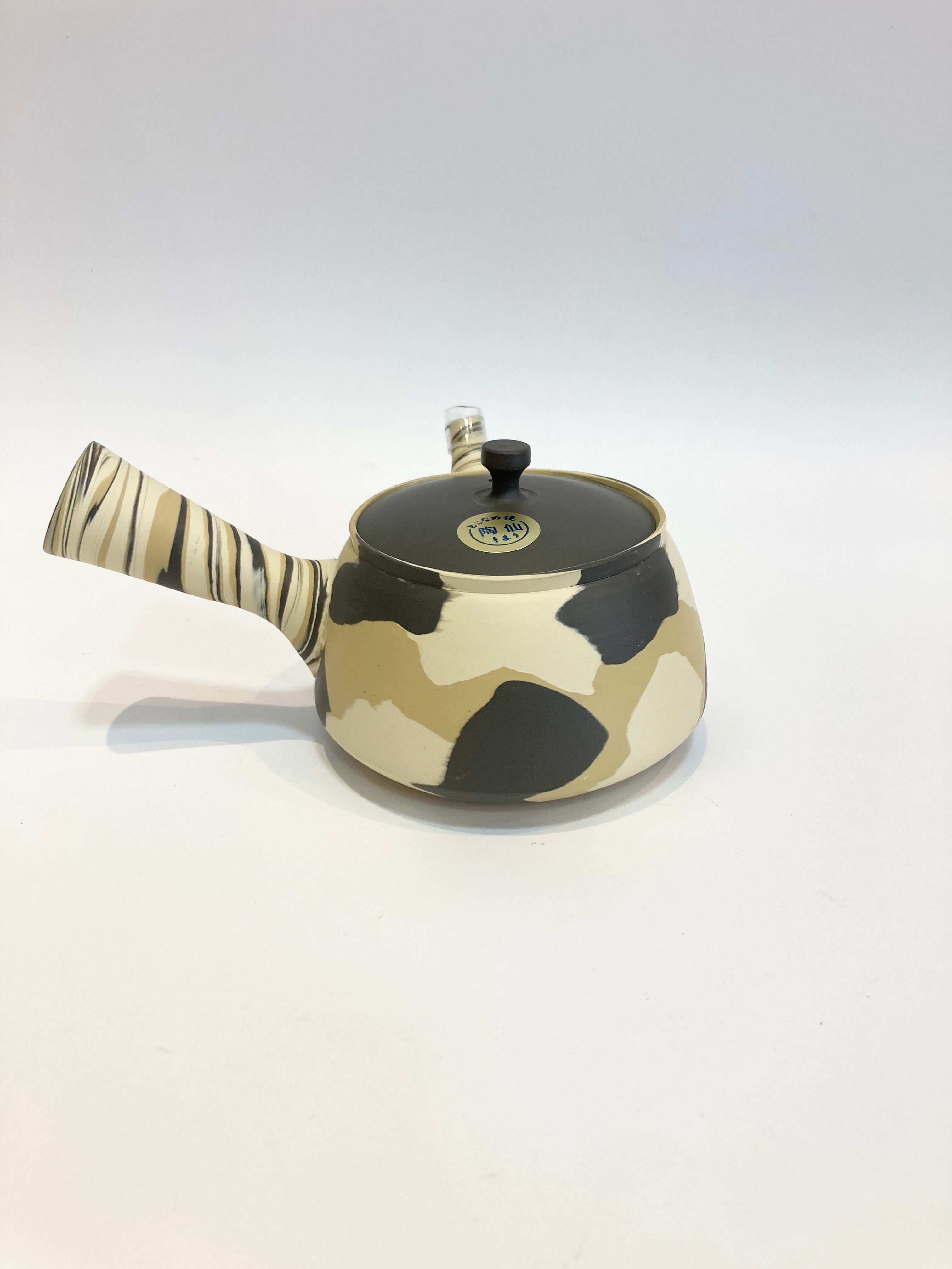 陶器製　急須 陶器製茶器 急須 茶色 丸形 【公式通販】