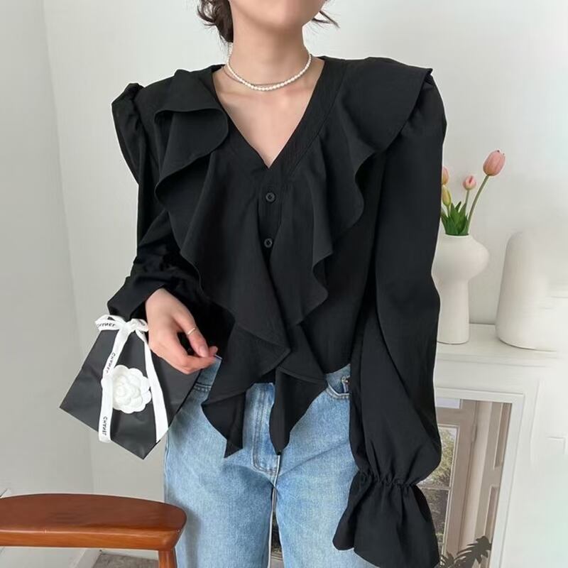 フリルブラウス AJ44170-620