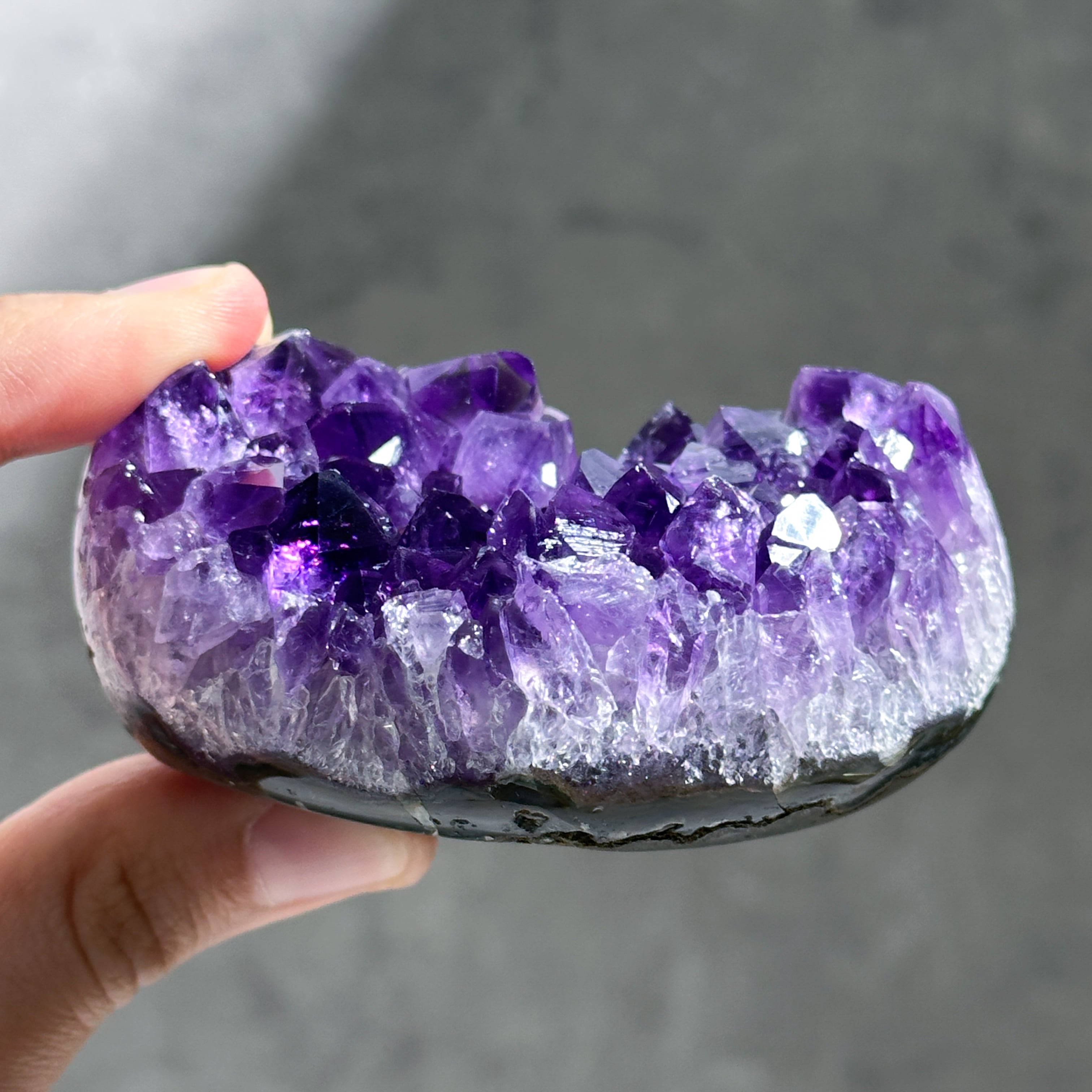 ウルグアイ産アメジスト ハート12◇ Amethyst ◇天然石・鉱石