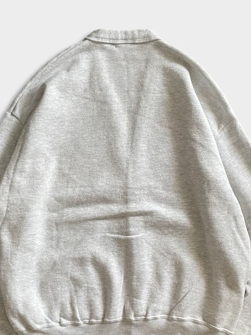 90s JERZEES スウェット カーディガン アッシュグレー ワンサイズ 90s JERZEES スウェット カーディガン アッシュグレー ワンサイズ