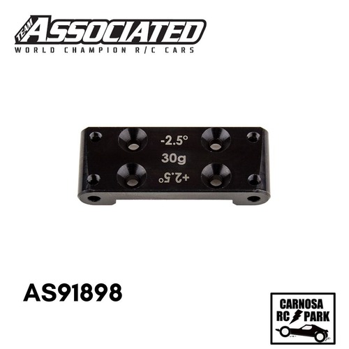 【ASSOCIATED アソシエイティッド】FT スチール製バルクヘッド・30g【B6系用】[AS91898]