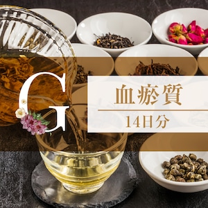 和漢体質茶Gタイプ血瘀質14日間分