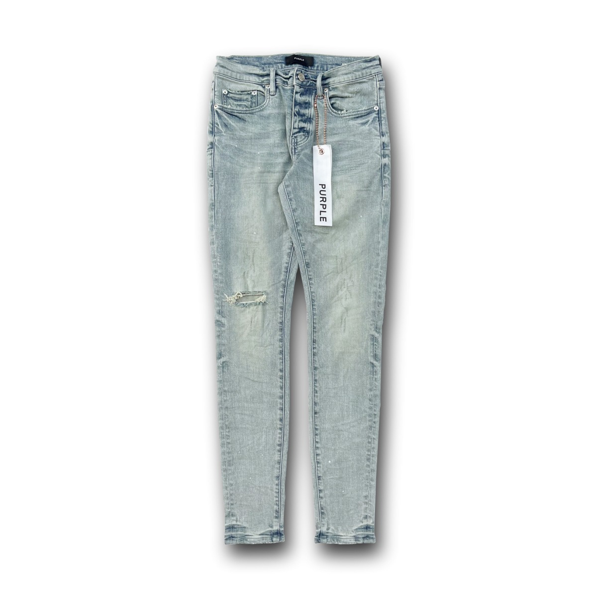 PURPLE BRAND / P001 Worn Light Indigo Reflective | HOLICK