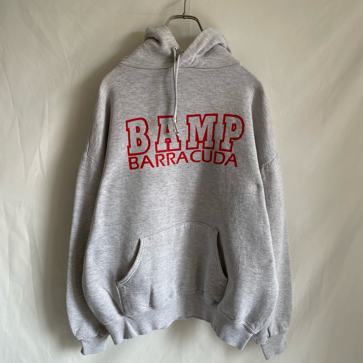 90s BAMP BARRACUDA パーカー グレー 古着 フーディ スウェット