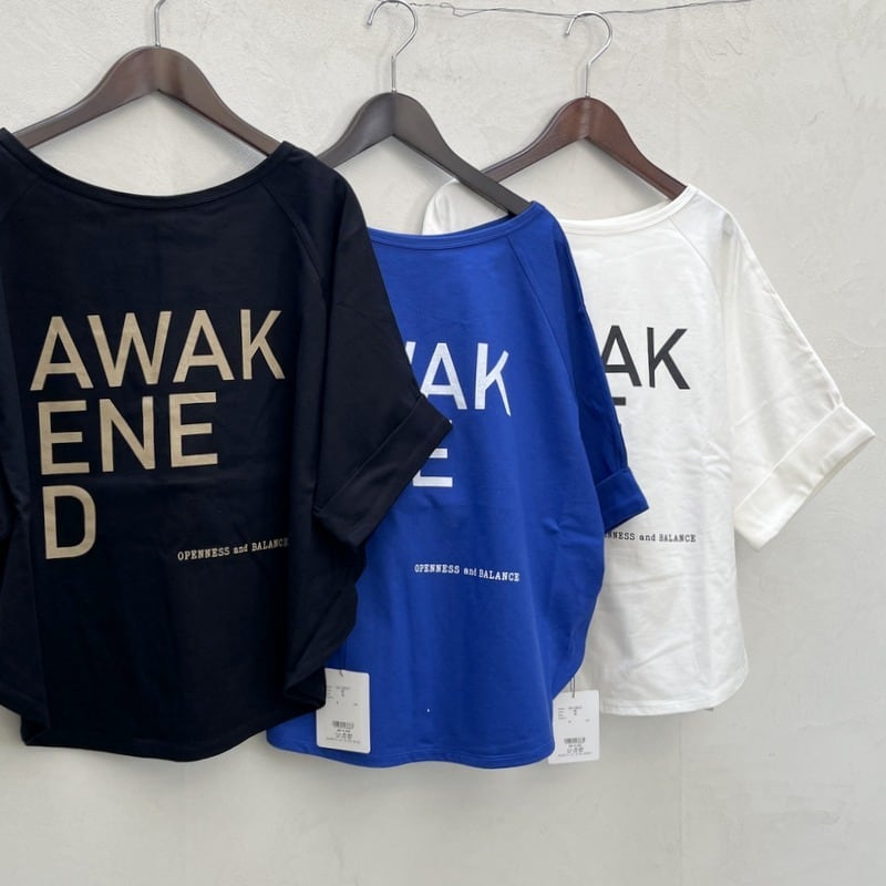 QTUME /クチューム ロゴプリント 前後 2WAY Tシャツ 612-25215 | diagrande