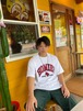 HOMIES white T-shirt red
