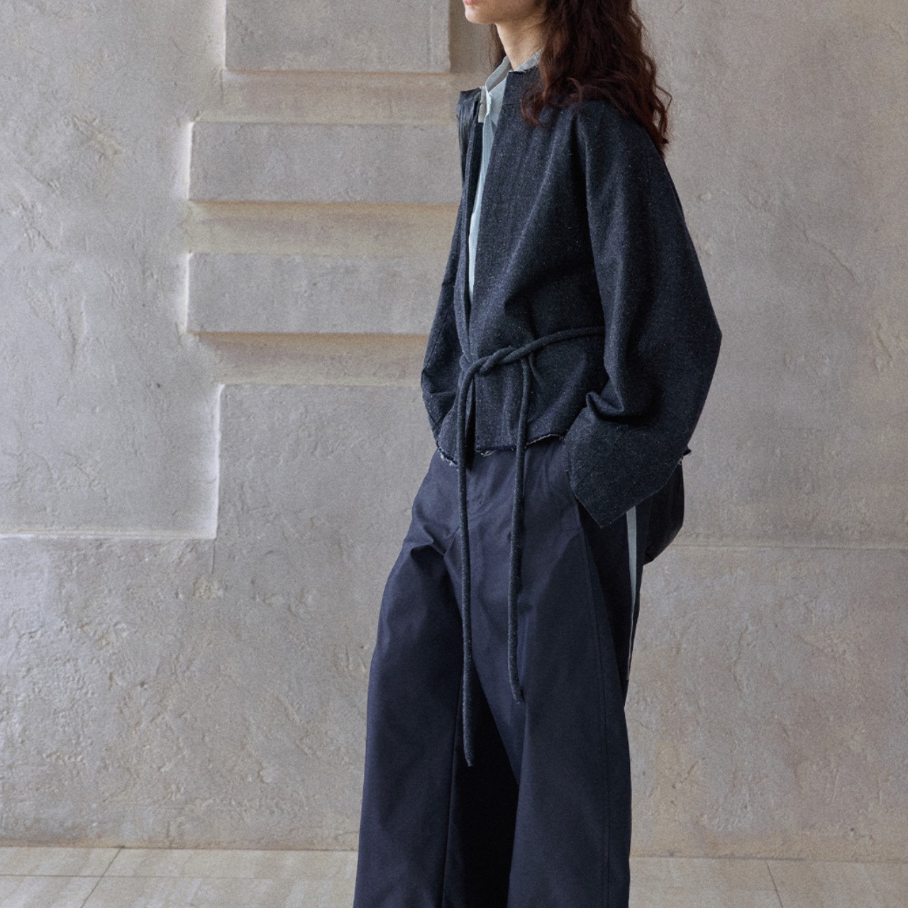 Fringe Detail Denim Jacket T3620