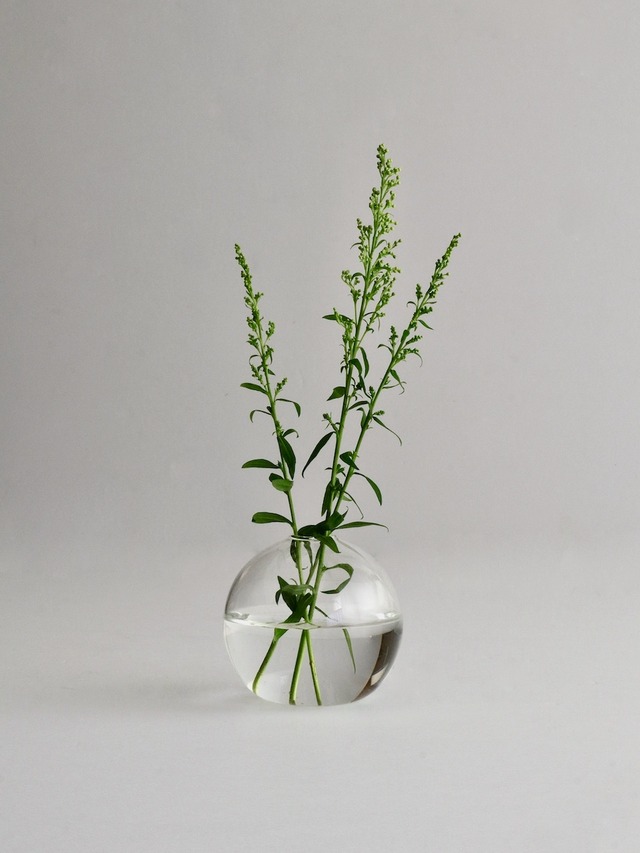 ボール フラワーベース クリアガラス｜Ball Flower Vase Clear Glass – SERAX