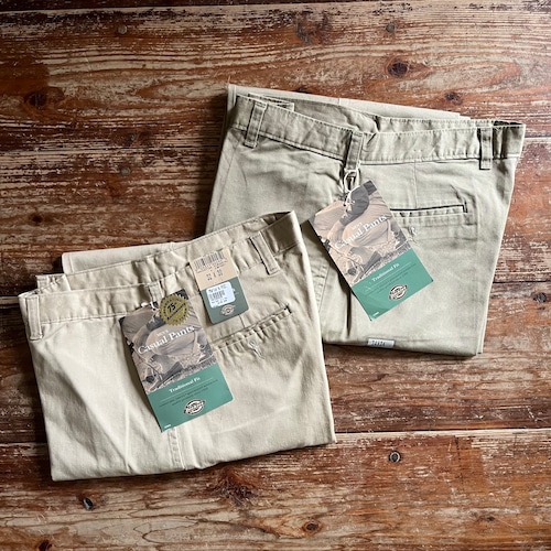 Circa 80's Dickies Casual Pants/Made in USA/Khaki