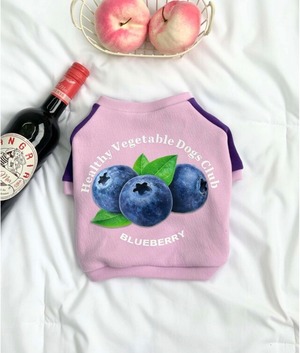 即納《WOONITO》 Vegetable Sweatshirt (BLUEBERRY)Lサイズ