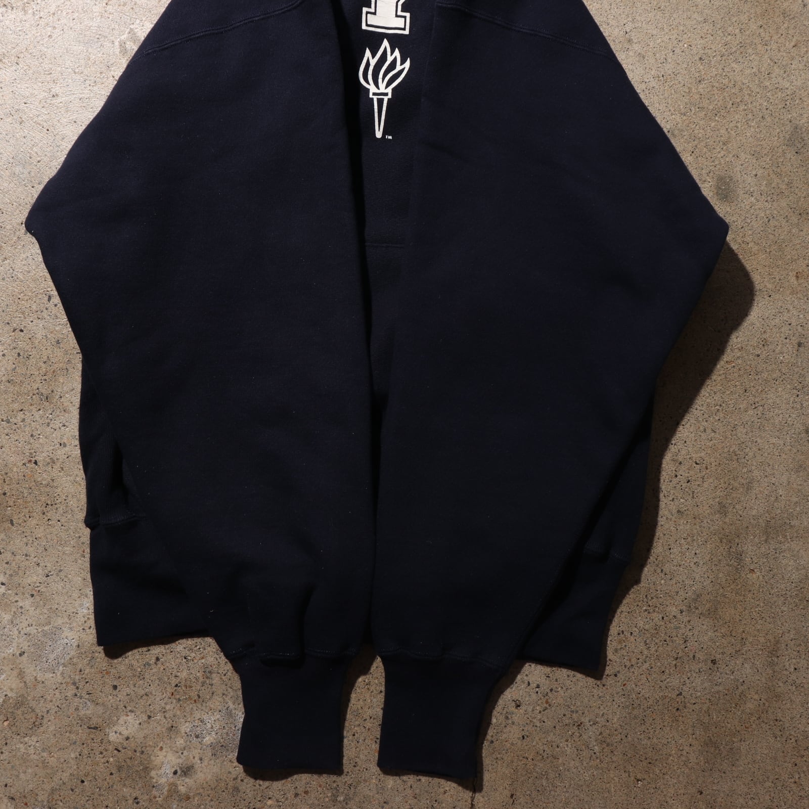 Deadstock L 90s ネイビー リバースウィーブ パーカー Deadstock L 90s ネイビー リバースウィーブ パーカー