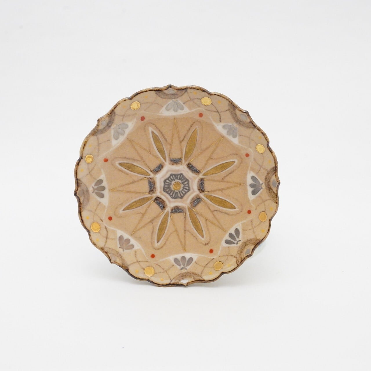 【友田 多紀】3.5寸皿 万華鏡 12-H